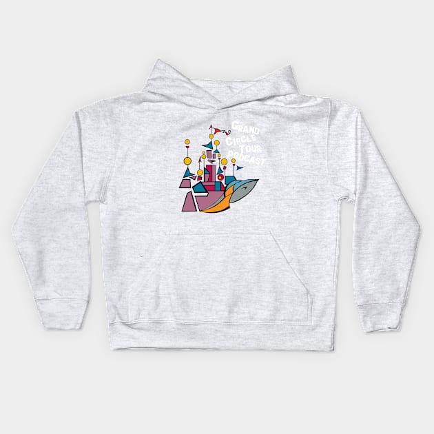 CG GCT Logo White font Kids Hoodie by GrandCircleTour